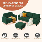 5 Seat Sectional Sofa Set for Living Room Set - Image 5