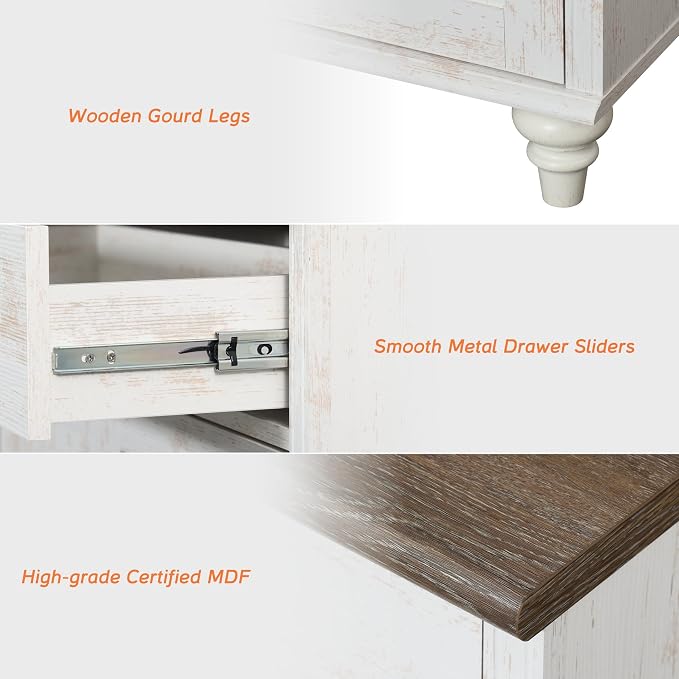 WAMPAT Large TV Stand for 100 inch TV - Image 7