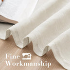 H.VERSAILTEX Natural Linen Semi Sheer Curtains - Image 6