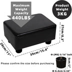 CAROLMADE Small Foot Stool Ottoman Footstool - Image 3