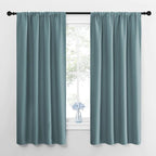 NICETOWN Greyish Blue Blackout Curtains Panels by NICETOWN