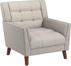 Christopher Knight Home Evelyn Mid Century Modern Fabric Arm Chair by ChristopherKnightHome