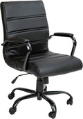 Flash Furniture Whitney Mid-Back Swivel LeatherSoft Desk Chair by FlashFurniture