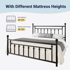 Allewie 14 Inch King Size Metal Platform Bed Frame - Image 7