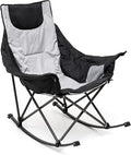 SUNNYFEEL Oversized Rocking Camping Chair, Fully Padded Patio Chair by SunnyFeelCamping