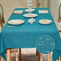 BALCONY & FALCON Rectangle Tablecloth Washable Wrinkle Resistant and Water by BALCONYFALCON