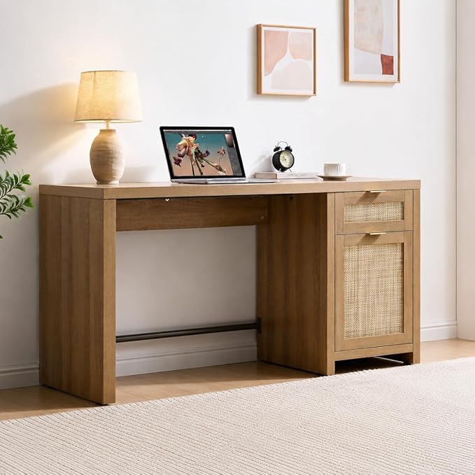 SICOTAS Rattan Executive Desk - Image 2