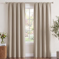 NICETOWN Window Treatment Thermal Insulated Rod Pocket Room Darkening by NICETOWN