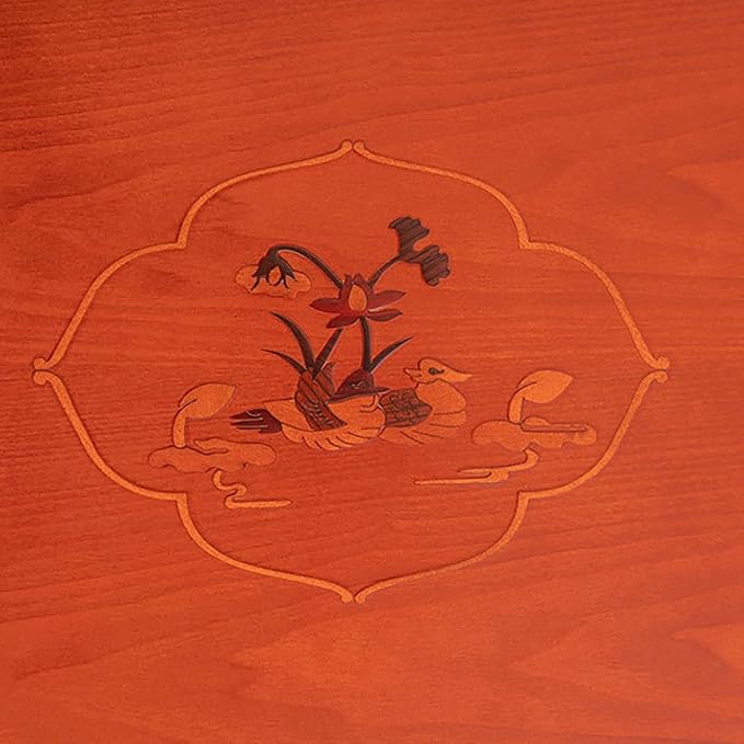 Square Folding Coffee Table, Korean Dining Table, Solid Wood Low Tables - Image 5