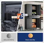 Yizosh Metal Garage Storage Cabinet - Image 7