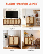 VEVOR Rattan Cabinet, Rattan Storage Cabinet - Image 8