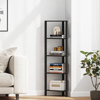TUTOTAK Corner Shelf, 5-Tier Corner Bookshelf - Image 4