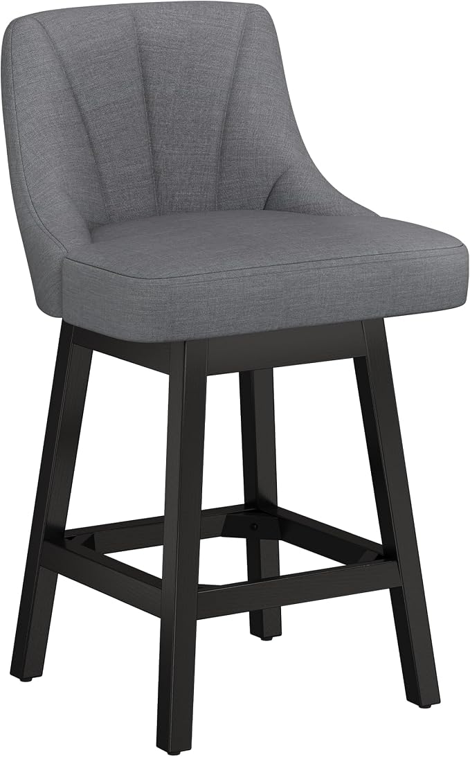 YaFiti Swivel Bar Stool 1 Pcs, 26 Inch Counter Height Bar Stools by YaFiti
