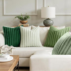 MIULEE Faux Fur Plush Decorative Throw Pillow Covers 18x18, Soft Modern Cozy - Image 4