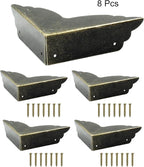 Bivethoi 12 Packs Bronze Box Corner Protectors, Edge Cover Safety Guard - Image 5