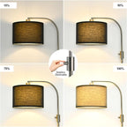 Nintiue Upgraded Modern Arc Dimmable Tall Standing Floor Lamp - Image 3
