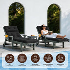 Chaise Lounge Cushion Outdoor, Waterproof Thick Patio Lounge Chair Cushion - Image 6