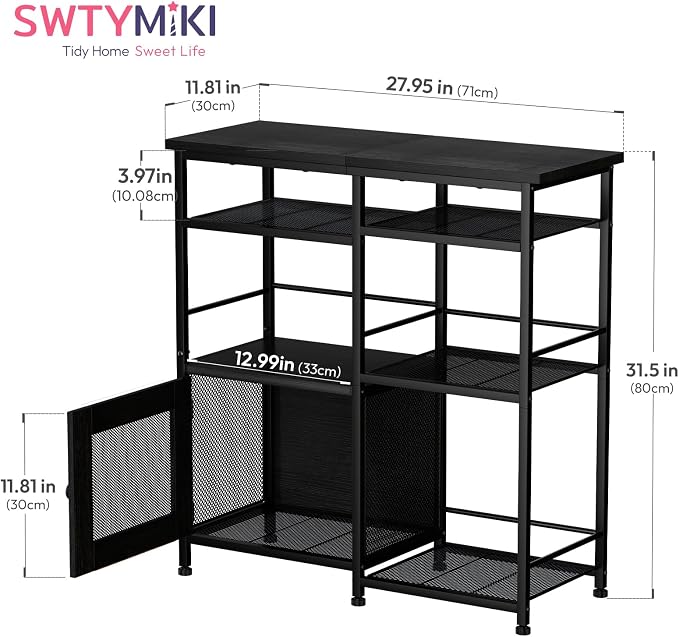 SWTYMIKI Coffee Bar Cabinet Station - Image 2