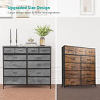 VASICAR Gray Dresser for Bedroom - Image 6