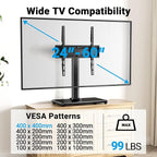PERLESMITH Universal Swivel TV Stand - Image 2
