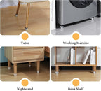 Furniture Risers 1 inch Adjustable, 4 Pack 0.9"-1.7" Metal Table Leg Risers - Image 6