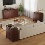 FURSUN 61" Modern Fluted Sideboard Buffet Cabinet - Image 7