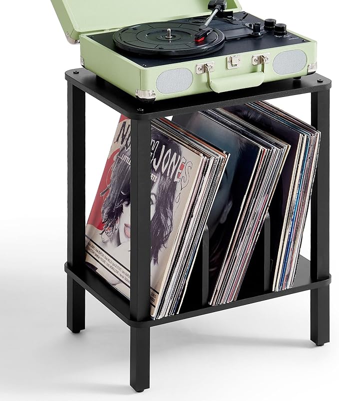 LELELINKY 2-Tier Record Player Stand by LELELINKY