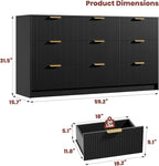 Garvee 9 Drawers Dresser for Bedroom - Image 2