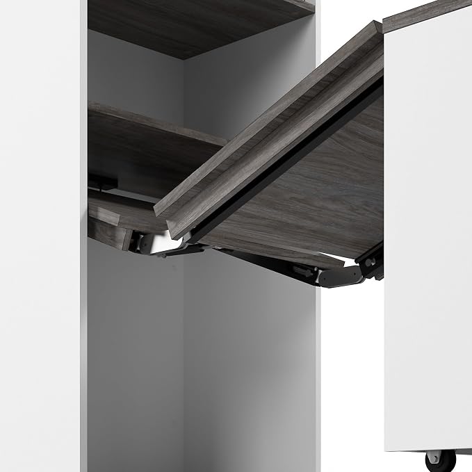 Bestar Orion 30W Tall Storage Cabinet - Image 7