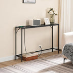 MAHANCRIS Console Table, Narrow Sofa Table, 43.3” Entrance Table - Image 4