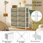 8-Drawer Dresser for Bedroom, Anti-Tip Tall Storage Organizer Chest of Drawers - Image 4