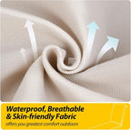 AAAAAcessories Outdoor Chaise Lounge Cushions, Fade-Resistant, Waterproof Patio - Image 4