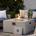 ECOTOUGE 8-Piece Half-Moon Curved Patio Furniture Set - Image 3