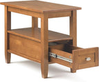 SIMPLIHOME Warm Shaker Solid Wood Transitional-Style 48-inch Wide Coffee Table - Image 6