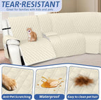 Arfntevss Recliner Sectional Couch Covers 1OO% Waterproof L Shape Sofa Cover - Image 5