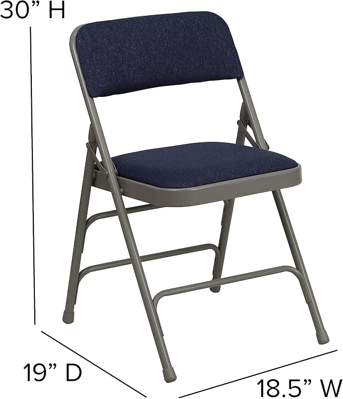 Flash Furniture Hercules Series Sheldon Metal Folding Chairs - Image 3