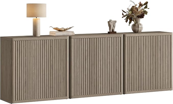 SICOTAS Buffet Cabinet with Storage 103.8" Sideboard Accent Modern Credenza - Image 9