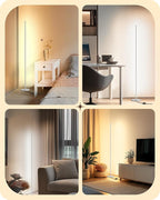 EDISHINE LED Corner Floor Lamp, Minimalist Dimmable Light - Image 6