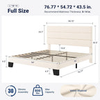 Allewie Full Size Platform Bed Frame - Image 2