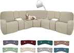 100% Waterproof Sectional Recliner Couch Covers by ROFASVCO
