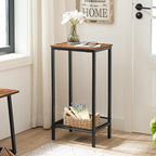 HOOBRO Tall Side Table, Industrial End Telephone Table - Image 5