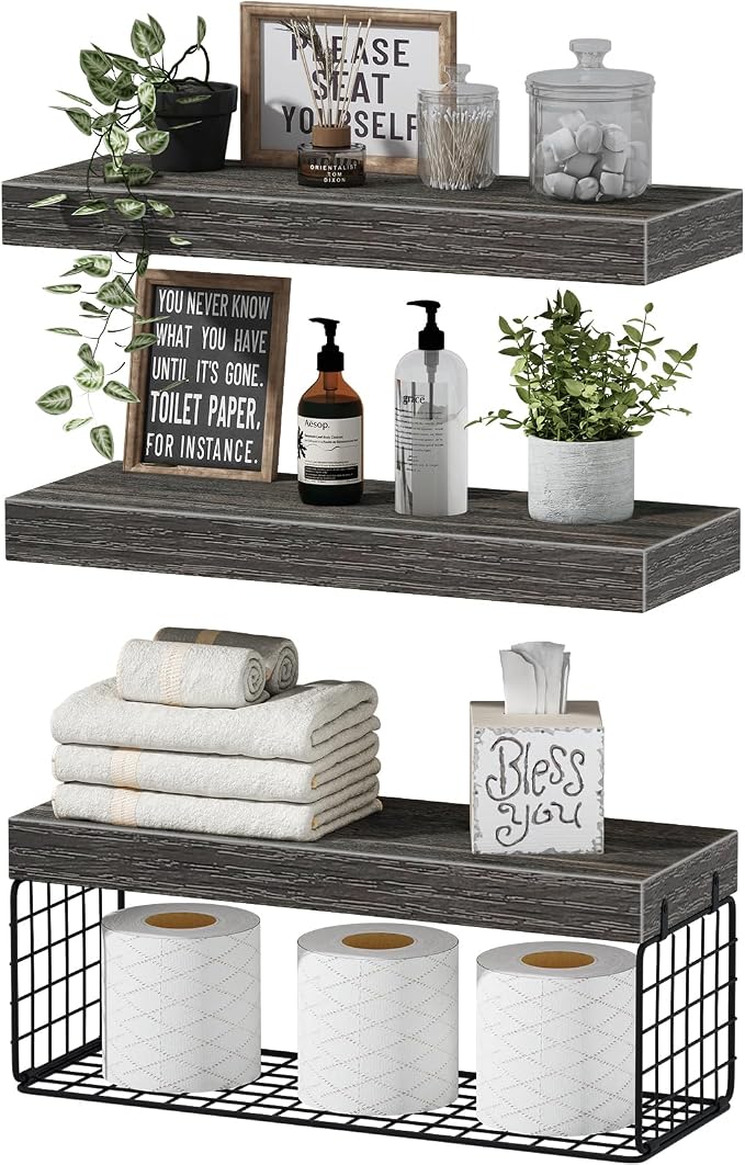 QEEIG Bathroom Shelves Over Toilet by QEEIG