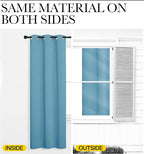 NICETOWN Thermal Insulated Curtains Blackout Draperies, Window Treatment Solid - Image 6