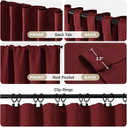 Joydeco 90 Inch Blackout Curtains - Image 3