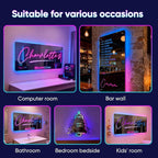 VEELU Personalized Photo Mirror Light Custom Couple Name Neon Signs LED Forever - Image 6