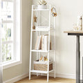 Hzuaneri Ladder Shelf, Bookshelf Bookcase, Freestanding Corner Storage Shelve by Hzuaneri