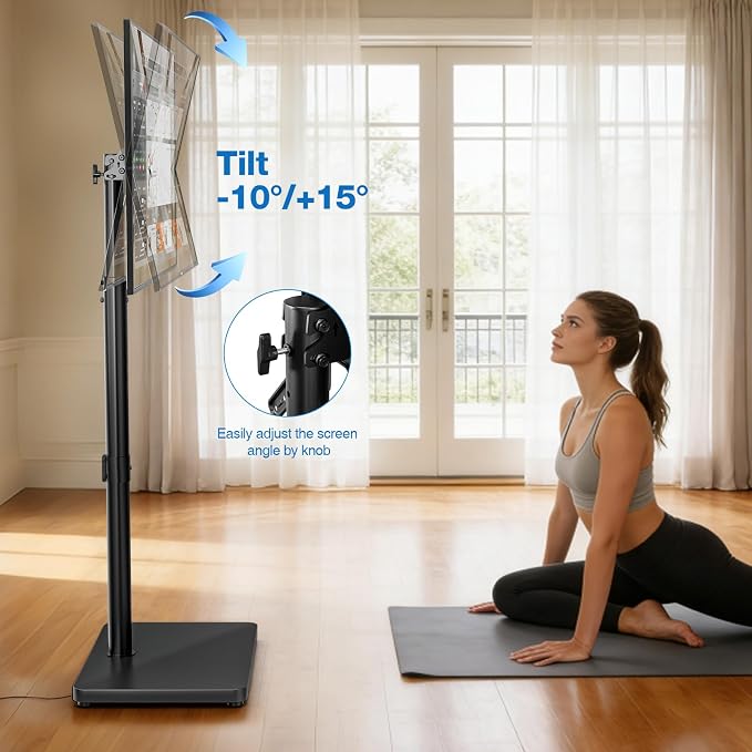 Swivel/Tilt Universal Floor TV Stand - Image 4