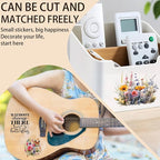 4 Sheets Rub on Transfers for Crafts, Flowers and Butterflies Furniture - Image 6