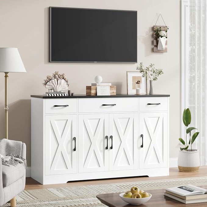 HOSTACK Buffet Sideboard Cabinet - Image 4
