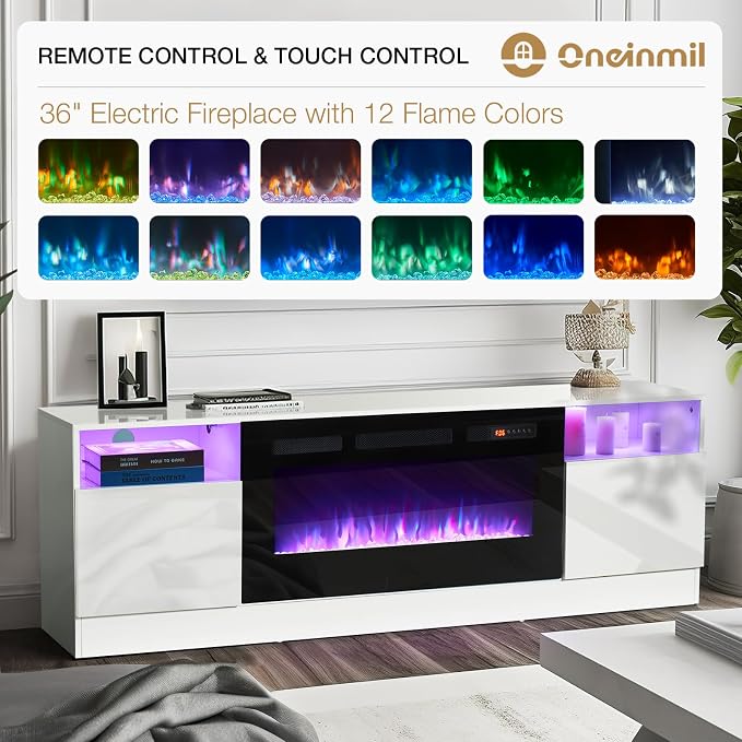 oneinmil Fireplace TV Stand - Image 4